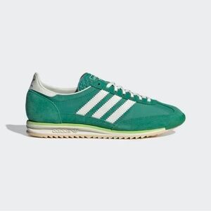 Adidas Men's Emerald and White Sneakers